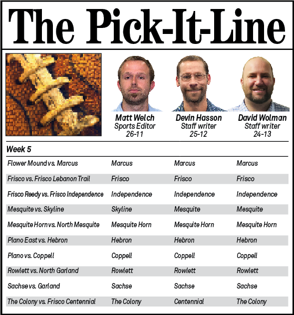 Pick-It Line Week 5